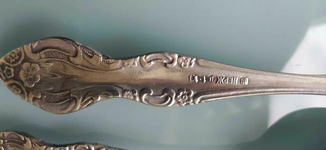 Sztućce obiadowe nierdzewne produkcji ZSRR