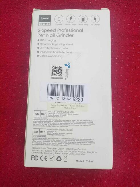 Profesjonalna szlifierka do pazurów dla psów kotów zwierząt