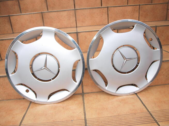 Mercedes kołpaki 15 oryginalne chrom (komplet 4 sztuki)
