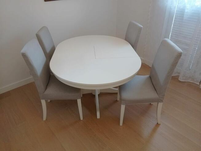 Stół IKEA Ingatorp rozkładany biały