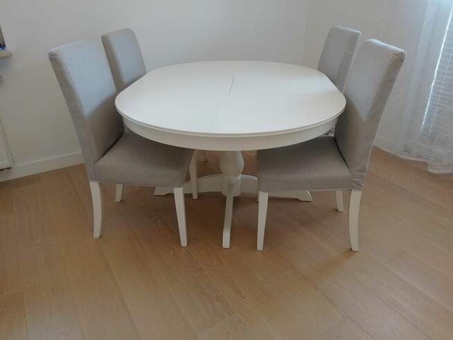 Stół IKEA Ingatorp rozkładany biały