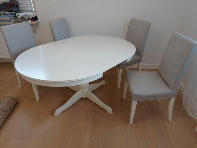 Stół IKEA Ingatorp rozkładany biały