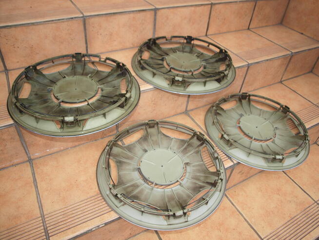 Mercedes kołpaki 15 oryginalne chrom (komplet 4 sztuki)