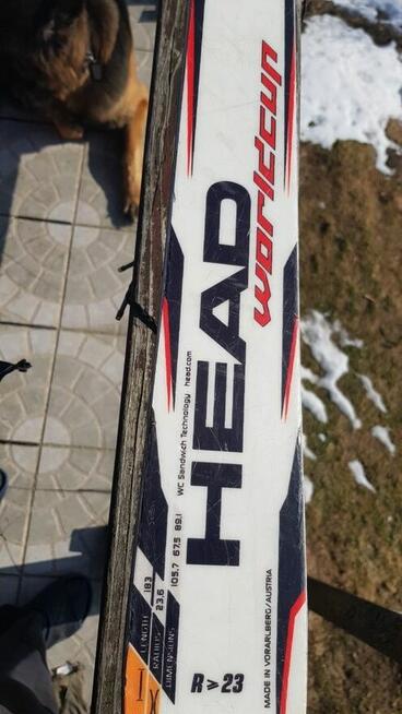 Narty Head GS World Cup liquidmetal - gigantowe 183cm