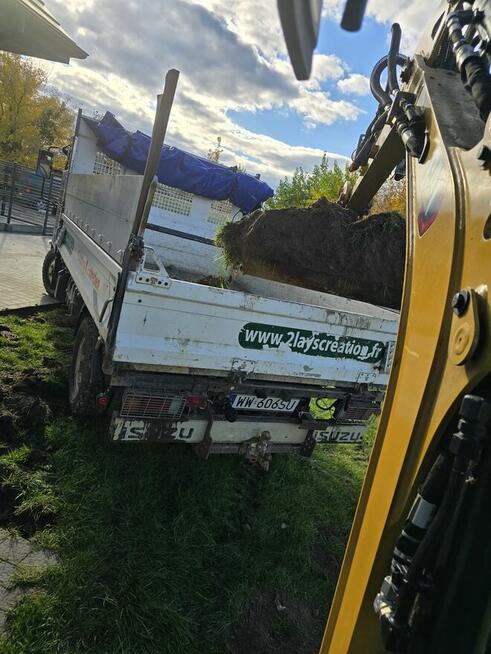 Koparki uslugi ziemne i ogrodnicze koszenie karczowanie rębak