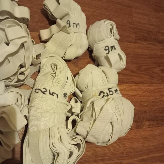 Guma pasmanteryjna 2 cm szerokość i guziki