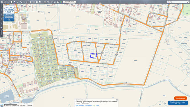 Działka budowlana jednorodzinna w Dźwirzynie