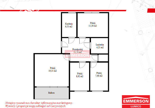 centrum, 4 pok., osobna kuchnia, jasne, ustawne