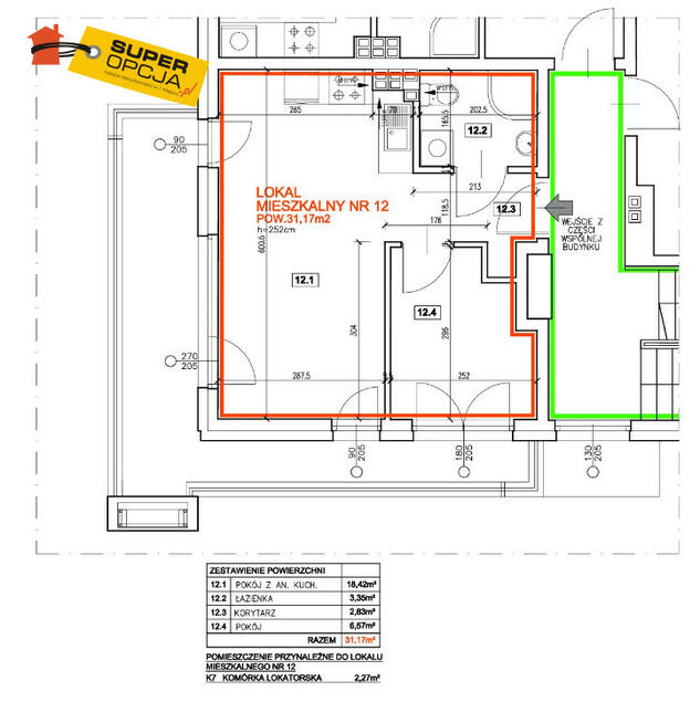 Mieszkanie Kraków Bronowice, Bronowice