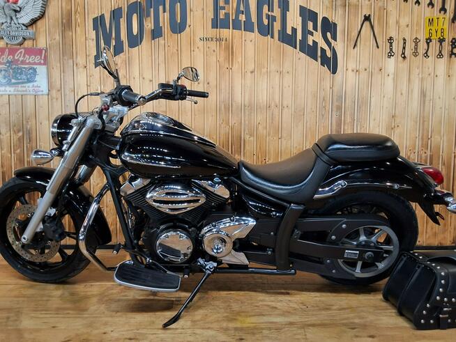 Yamaha Midnight Star Piękna maszyna MIDNIGHTSTAR 950 bardzo zadbana xv 950 sakwy