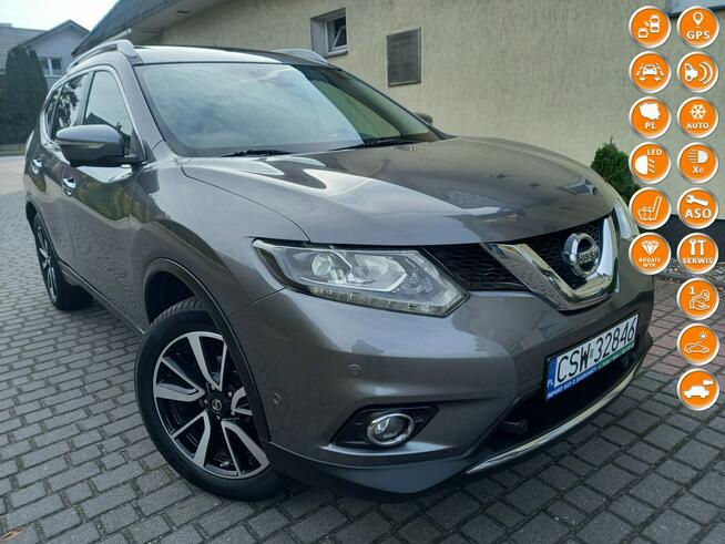 Nissan X-Trail Full Ledy Skóra El.Klapa Panorama Navi Kamery 360" 129Tys Km Przebiegu