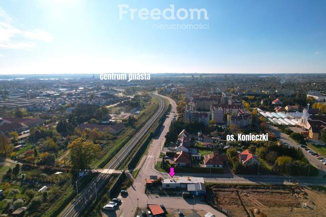 Działka usługowa 362 m² z zabudową – Ełk