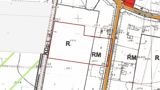 Działka budowlana Strzebiń gm. Koszęcin Łazy, Kołłątaja
