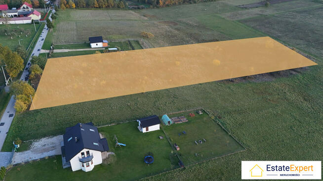 działka budowlana 7800m2 - Brudzów