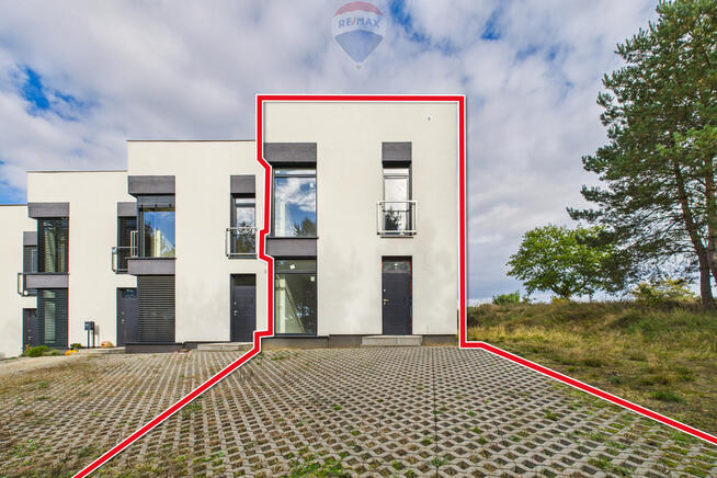 Na sprzedaż nowoczesny dom w zabudowie szeregowej