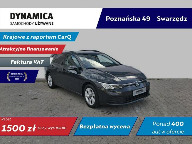 Volkswagen Golf Variant Life 2.0TDI 115KM M6 2022 r., salon PL, I właściciel, f-a VAT