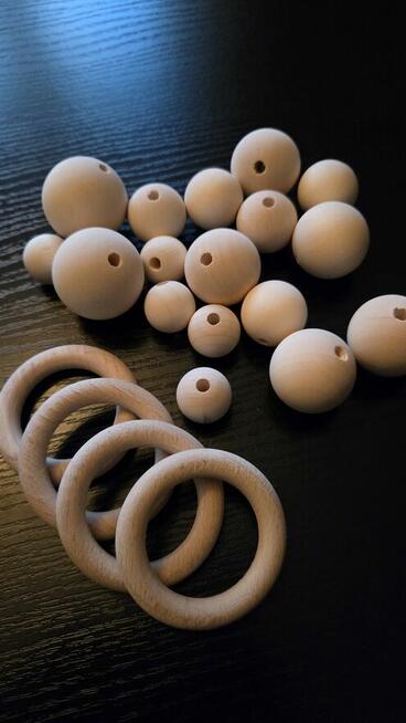 Korale drewniane 25mm