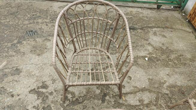 Kanapa + 2 fotele + stolik komplet do ogrodu ogrodowe