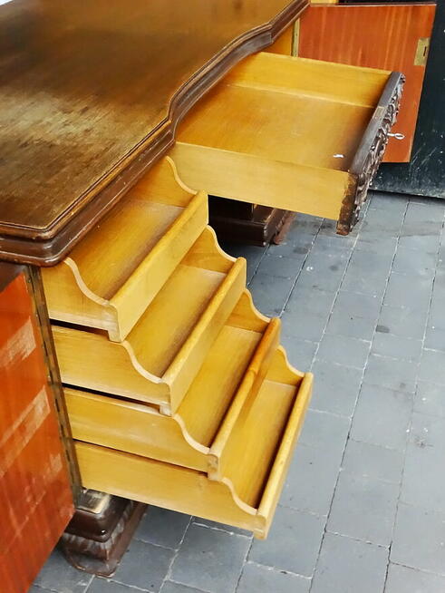 Klasyczne biurko gabinetowe Retro/Vintage