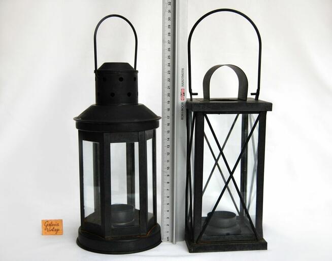 Latarnia, lampion na tealigt, świeczkę Westside czarny metal