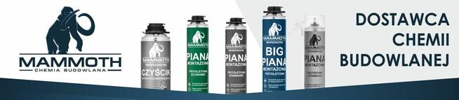 Piany montażowe kleje do styropianu pistolety MAMMOTH