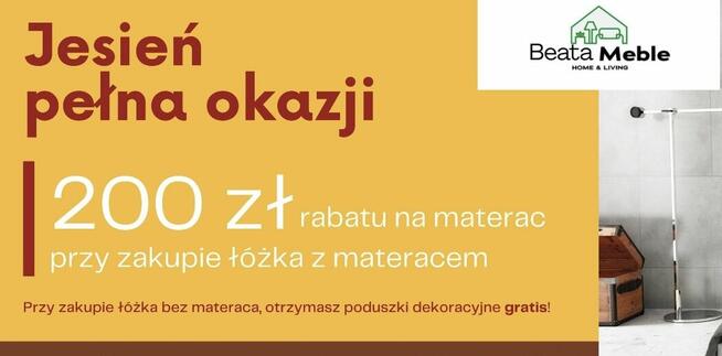160x200 cm Łóżko tapicerowane AGATA | PROMOCJA na Materac