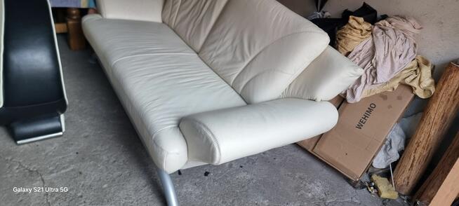Piękna sofa skórzana w bardzo dobrym stanie
