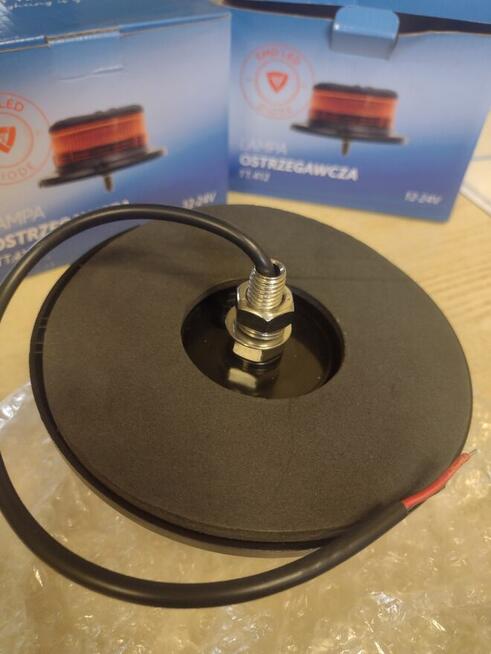 Lampa Ostrzegawcza LED 12/24 na śrubę, UFO, 3 funkcje,