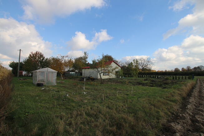 Domek na działce 17 ar Pólko/Nasutów (10km Lublin)