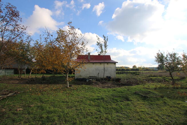 Domek na działce 17 ar Pólko/Nasutów (10km Lublin)