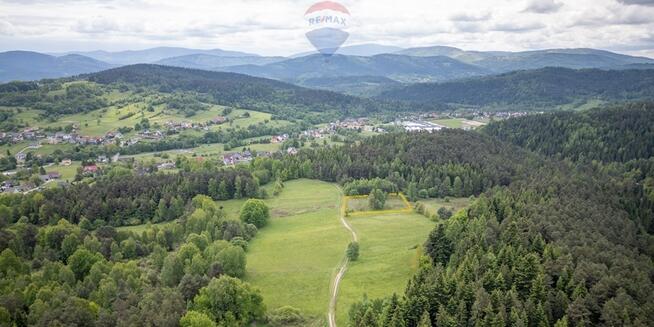 Widokowa działka na stoku wzgórza Gronik