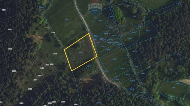 Widokowa działka na stoku wzgórza Gronik