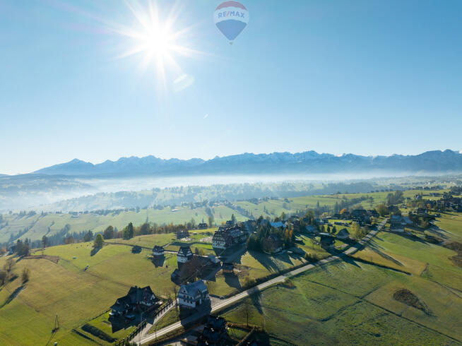Działka widokowa przy drodze gminnej Sierockie