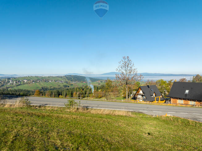 Działka widokowa przy drodze gminnej Sierockie