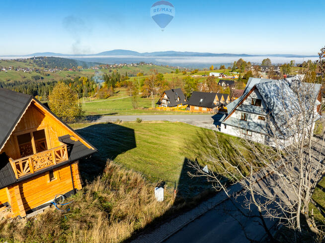Działka widokowa przy drodze gminnej Sierockie