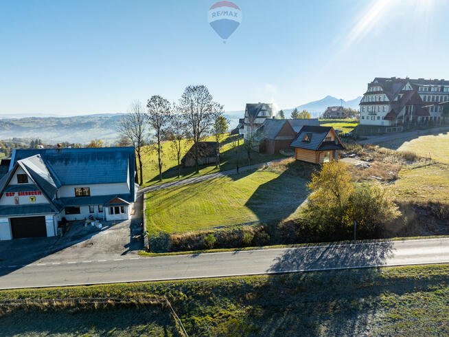 Działka widokowa przy drodze gminnej Sierockie