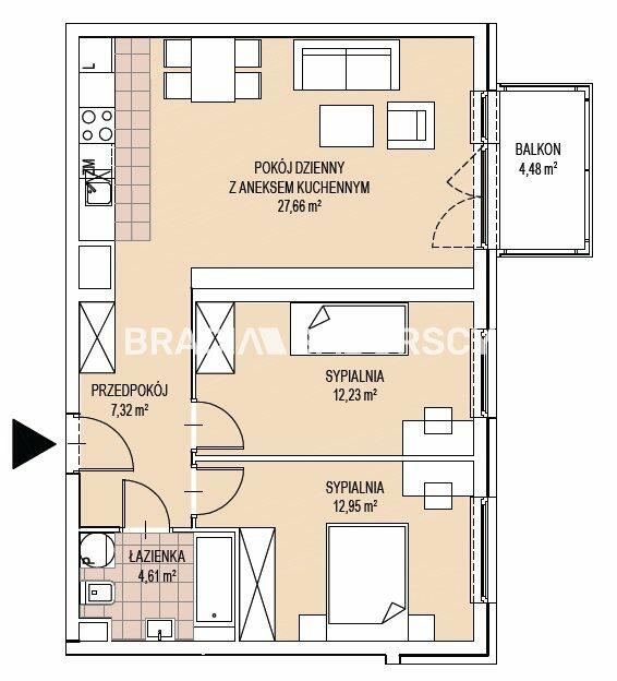 Mieszkanie Kraków Dębniki, Ruczaj, Kobierzyńska