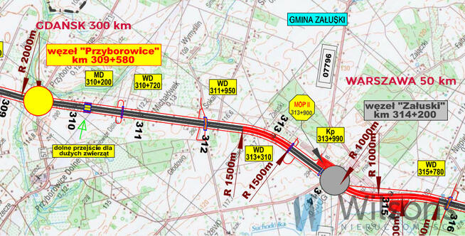 Działka inwestycyjna Załuski, Michałówek