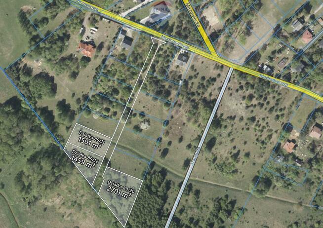 Działka budowlana 1459m2, Henryszew, gm. Jaktorów