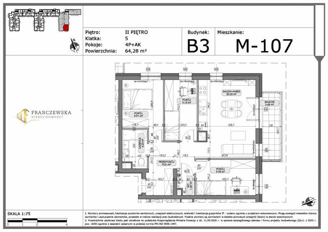 Mieszkanie Lublin Ponikwoda, Daliowa