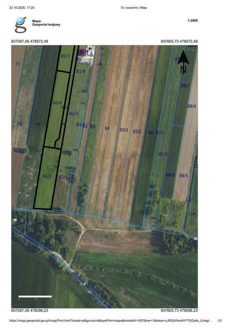 Działka budowlana, 3413m² Blisko A2, Błonie!