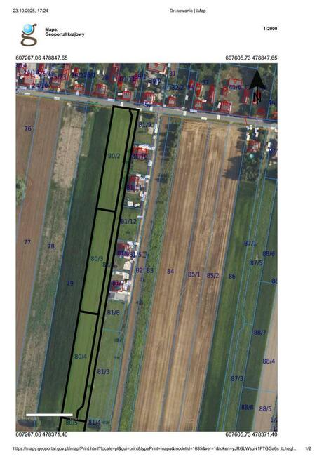 Działka budowlana, 3413m² Blisko A2, Błonie!