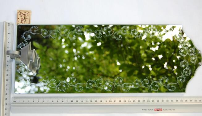 IKEA Sandefjord świecznik z lustrem na ścianę 3 szt. vintage