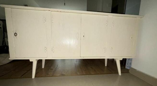 Drewniane szafki kuchenne styl rustykalny shabby chic