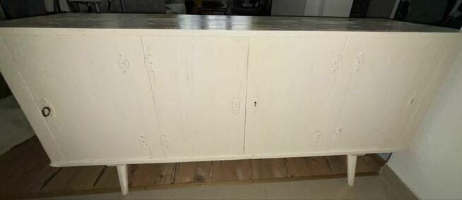 Drewniane szafki kuchenne styl rustykalny shabby chic