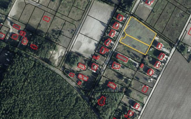 Działki budowlane Kopanino, blisko lasu