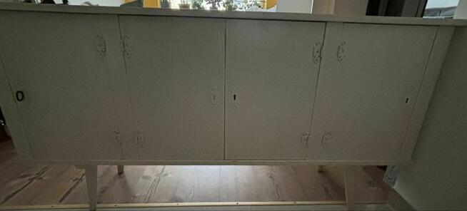 Drewniane szafki kuchenne styl rustykalny shabby chic