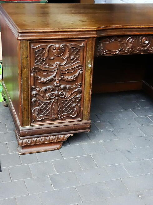 Klasyczne biurko gabinetowe Retro/Vintage