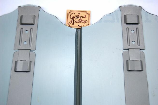 IKEA Sandefjord świecznik z lustrem na ścianę 3 szt. vintage