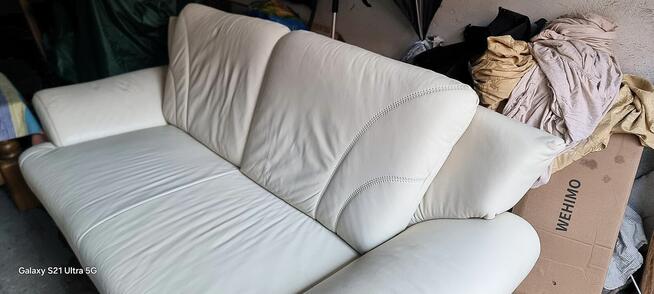 Piękna sofa skórzana w bardzo dobrym stanie